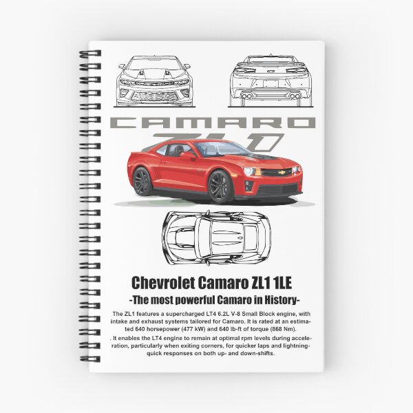 Aperçu de l'œuvre Voiture classique Vingate Chevrolet Camaro ZL1 1LE Muscle rouge créée et vendue par PrintCarClub.