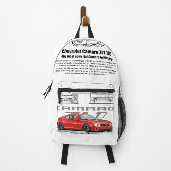 Item preview, Vingate Classic Car Chevrolet Camaro ZL1 1LE Red Muscle designed and sold by PrintCarClub.