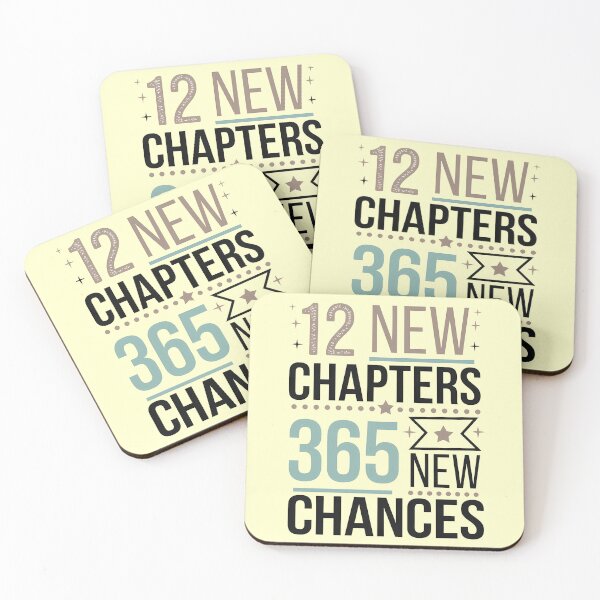 Item preview, 12 New Chapters 365 New Chances New Beginnings Daily Motivational  designed and sold by TheWizArt.