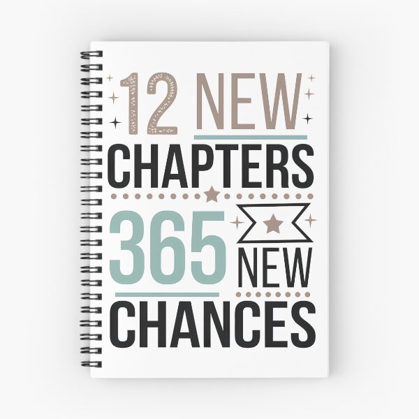 Item preview, 12 New Chapters 365 New Chances New Beginnings Daily Motivational  designed and sold by TheWizArt.