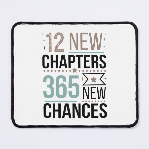 Item preview, 12 New Chapters 365 New Chances New Beginnings Daily Motivational designed and sold by TheWizArt.
