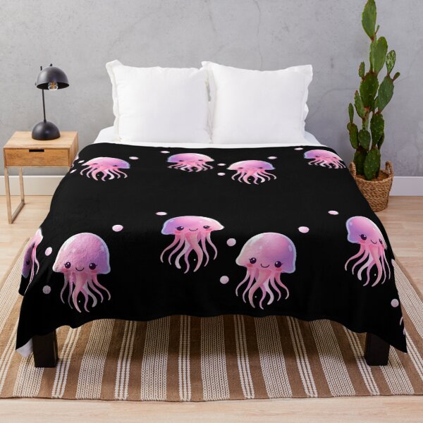 Item preview, Jellyfish Cute Kawaii Pink Pastel designed and sold by Klaudesign.
