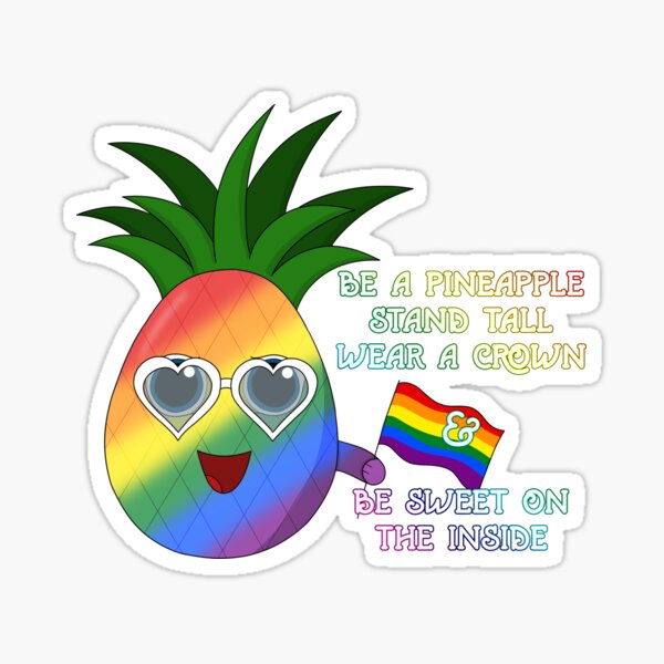 Pride-apple Sticker