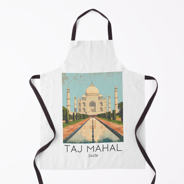 Item preview, A Vintage Travel Poster of Taj Mahal - Agra - India designed and sold by GoodOldVintage.