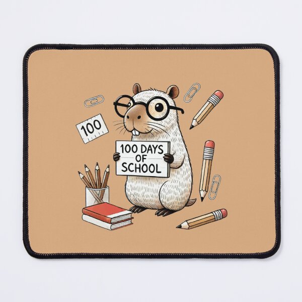 Item preview, 100 days of school. Capybara. designed and sold by v-100.