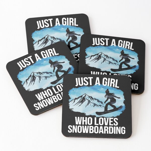 Item preview, Just A Girl Who Loves Snowboarding Snowboard Girl designed and sold by OskarArts.