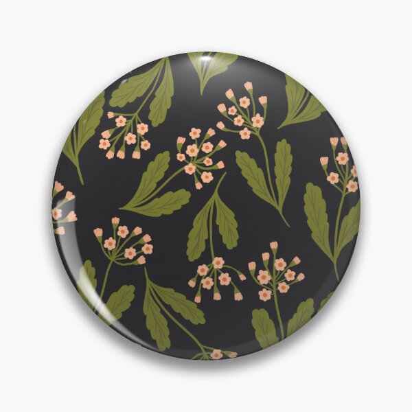 Item preview, Primula veris cowslip wildflowers - Charcoal black designed and sold by Illustrated by Nat.