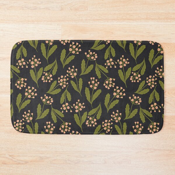Item preview, Primula veris cowslip wildflowers - Charcoal black designed and sold by Illustrated by Nat.