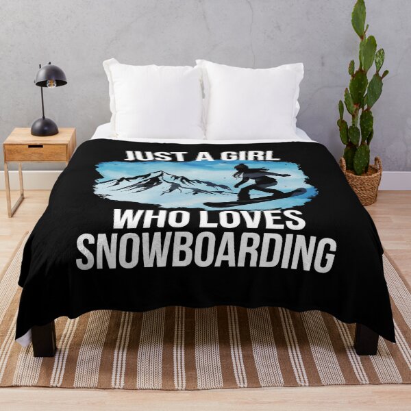 Item preview, Just A Girl Who Loves Snowboarding Snowboard Girl designed and sold by OskarArts.