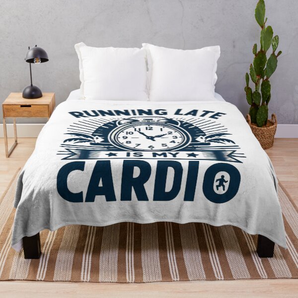 Item preview, Running late is my cardio designed and sold by Monem-RASH.