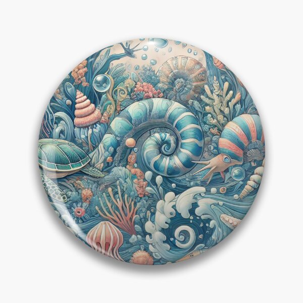 Item preview, Nudibranch - Colourful Pastel Scuba Diving Pattern designed and sold by SLGA-Designs.