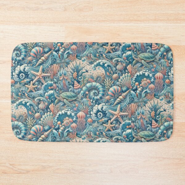 Item preview, Nudibranch - Colourful Pastel Scuba Diving Pattern designed and sold by SLGA-Designs.
