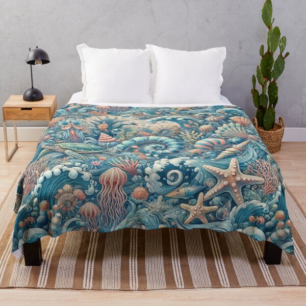 Item preview, Nudibranch - Colourful Pastel Scuba Diving Pattern designed and sold by SLGA-Designs.