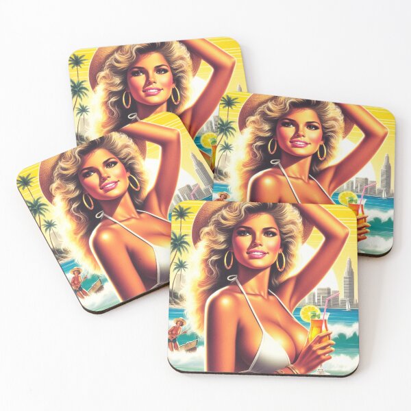 Item preview, 80s Summer Girl designed and sold by PulpVintage.