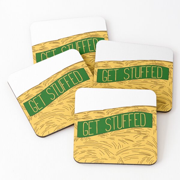 Item preview, Get Stuffed Hay Sticker designed and sold by MxMaxNicNax.