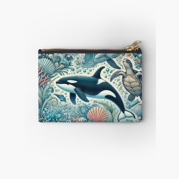 Item preview, Orca - Colourful Pastel Scuba Diving Pattern designed and sold by SLGA-Designs.