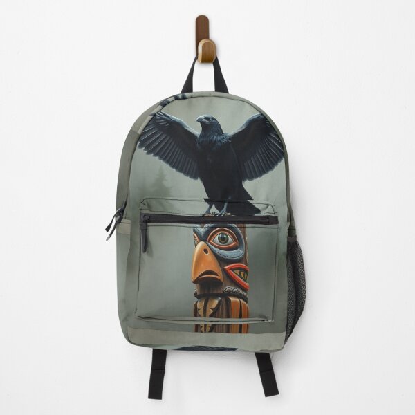 Item preview, Raven and Totem Pole designed and sold by Skye Ryan-Evans.