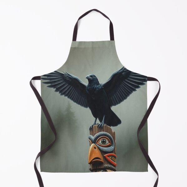 Item preview, Raven and Totem Pole designed and sold by Skye Ryan-Evans.