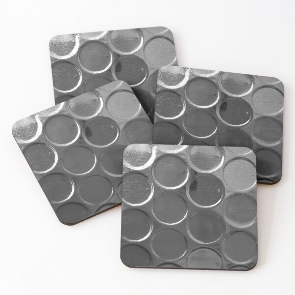 Item preview, Graphite grey metallic circles designed and sold by Emma  Amies.