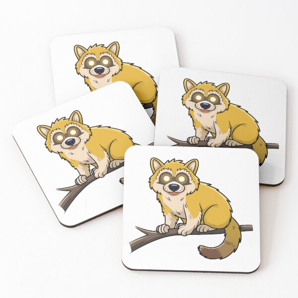 Item preview, A Yellow Cartoon Binturong  designed and sold by SilentSpirits.