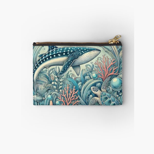 Item preview, Whale Shark 2.0 - Colourful Pastel Scuba Diving Pattern designed and sold by SLGA-Designs.