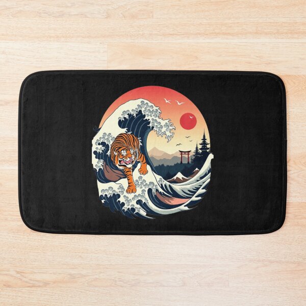 Item preview, Tiger Great Wave Japanese Art designed and sold by Alex Songs.