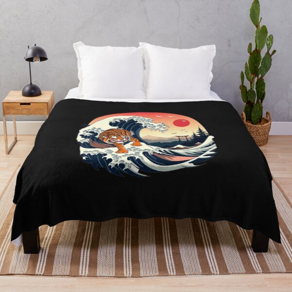 Item preview, Tiger Great Wave Japanese Art designed and sold by Alex Songs.