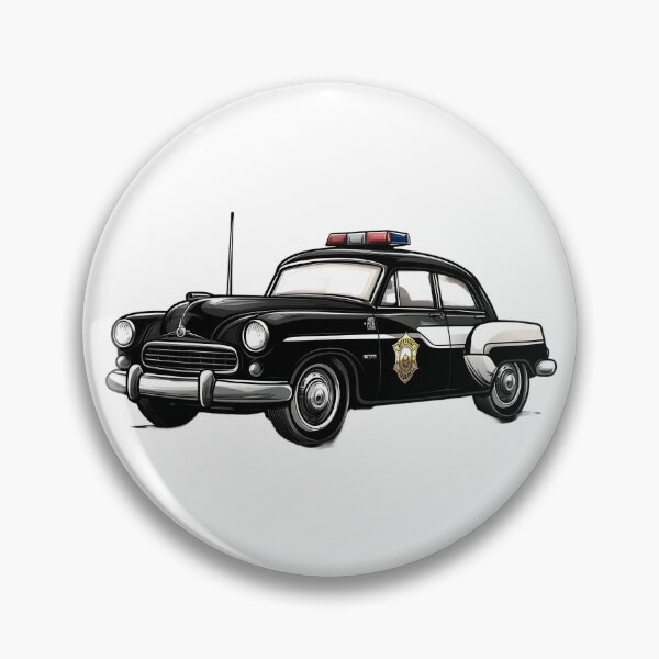 Item preview, Vintage Police Car designed and sold by BinormalStuidos.