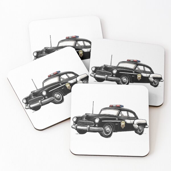 Item preview, Vintage Police Car designed and sold by BinormalStuidos.