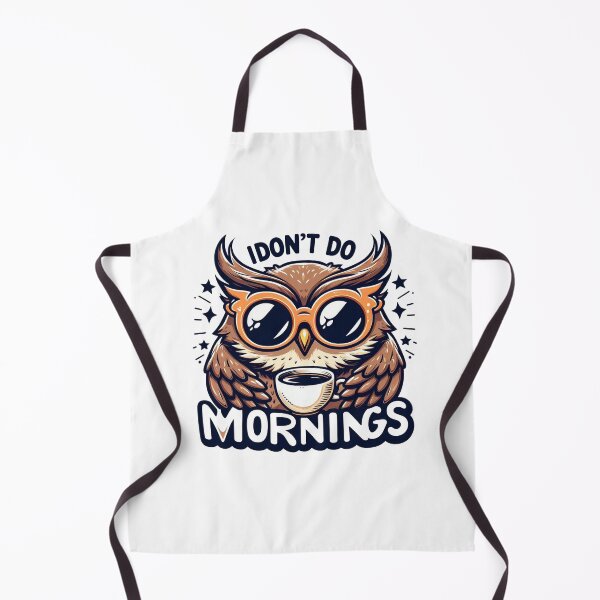 Item preview, I don't do mornings designed and sold by Monem-RASH.