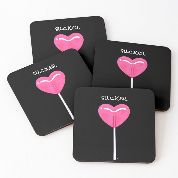 Item preview, Sucker Heart Lollipop - Black Background  designed and sold by The Abysmall.