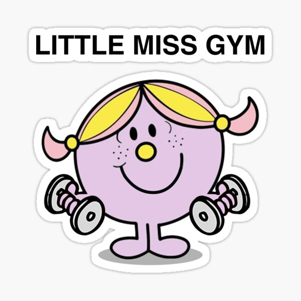 Little Miss Gym Sticker