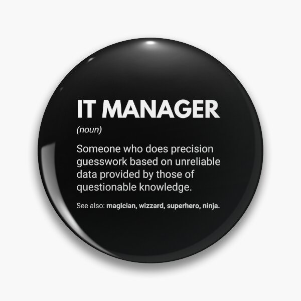 Item preview, It Manager Definition Funny Tech Engineer designed and sold by CuteLovelyDesigns.