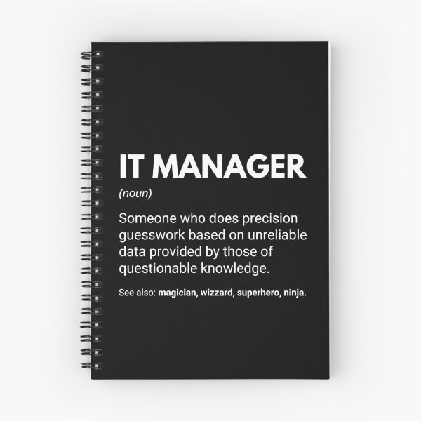 Item preview, It Manager Definition Funny Tech Engineer designed and sold by CuteLovelyDesigns.