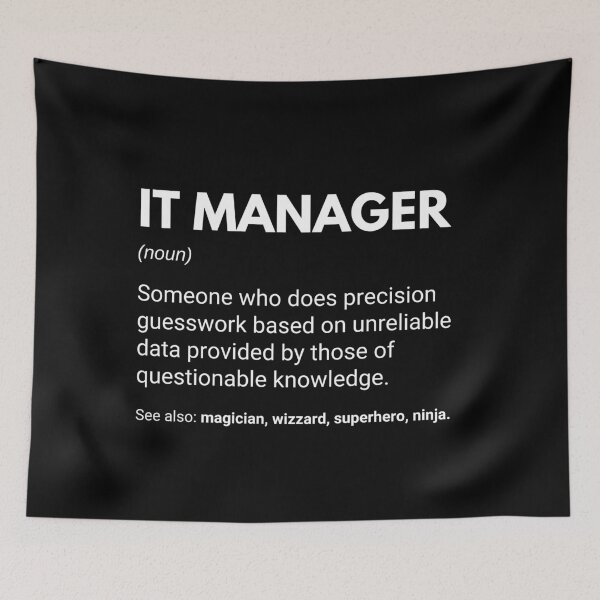 Item preview, It Manager Definition Funny Tech Engineer designed and sold by CuteLovelyDesigns.