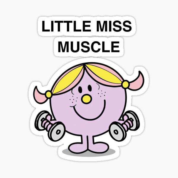 Little Miss Muscle Sticker