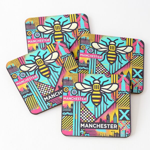 Item preview, Manchester Home of the Worker Bee designed and sold by AnOddAngle.
