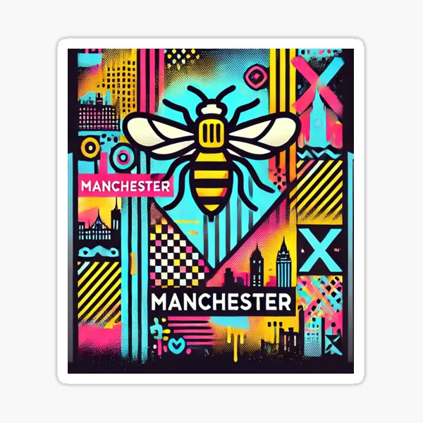 Item preview, Manchester Home of the Worker Bee designed and sold by AnOddAngle.