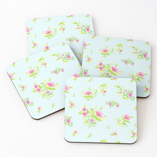Item preview, Pink Sea Daisy Pattern - Dee Why Lagoon Collection designed and sold by Michelle Golding Art.