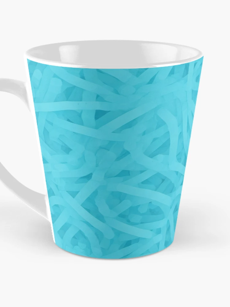 Thumbnail 3 of 4, Coffee Mug, Translucent Blue Abstract Pattern designed and sold by Rui Fernandes.