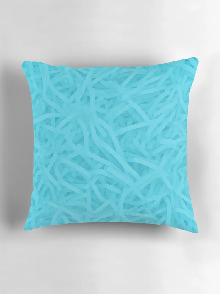 Thumbnail 3 of 4, Pillow, Translucent Blue Abstract Pattern designed and sold by Rui Fernandes.