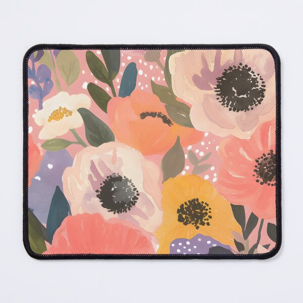 Item preview, Patrón floral pastel divertido: flores de acuarela modernas y llamativas designed and sold by lemonjam.