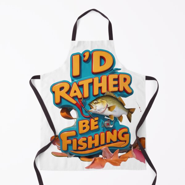 Item preview, I'd Rather be fishing designed and sold by Any Mood Designs.