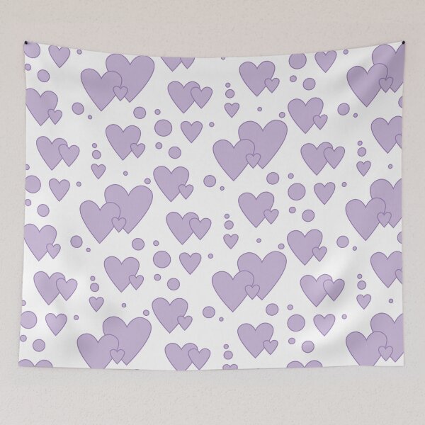 Item preview, Light Purple hearts pattern for Valentines day! - Light Purple designed and sold by ArtDubs.