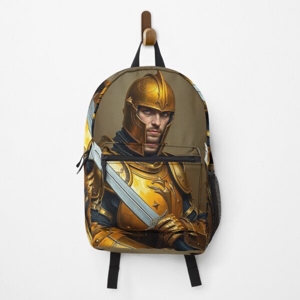 Item preview, Golden Knight with Sword designed and sold by Skye Ryan-Evans.