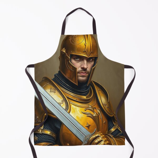 Item preview, Golden Knight with Sword designed and sold by Skye Ryan-Evans.