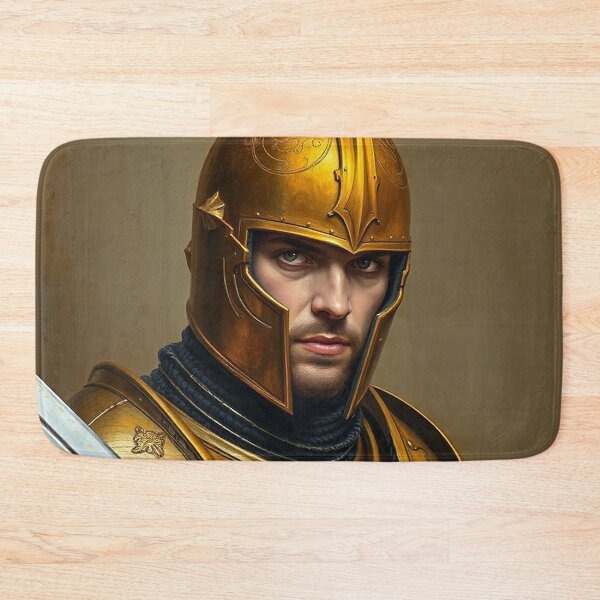 Item preview, Golden Knight with Sword designed and sold by Skye Ryan-Evans.