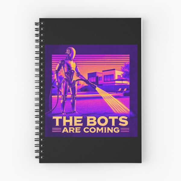 Item preview, the bots are coming designed and sold by TEEJAMBOREE.