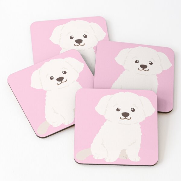 Item preview, Small Maltese Puppy, Small White Dog designed and sold by newburyboutique.