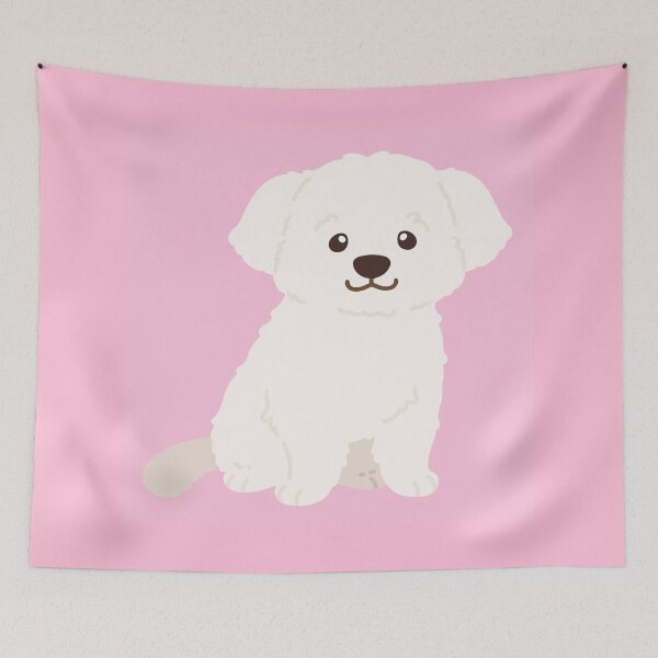 Item preview, Small Maltese Puppy, Small White Dog designed and sold by newburyboutique.